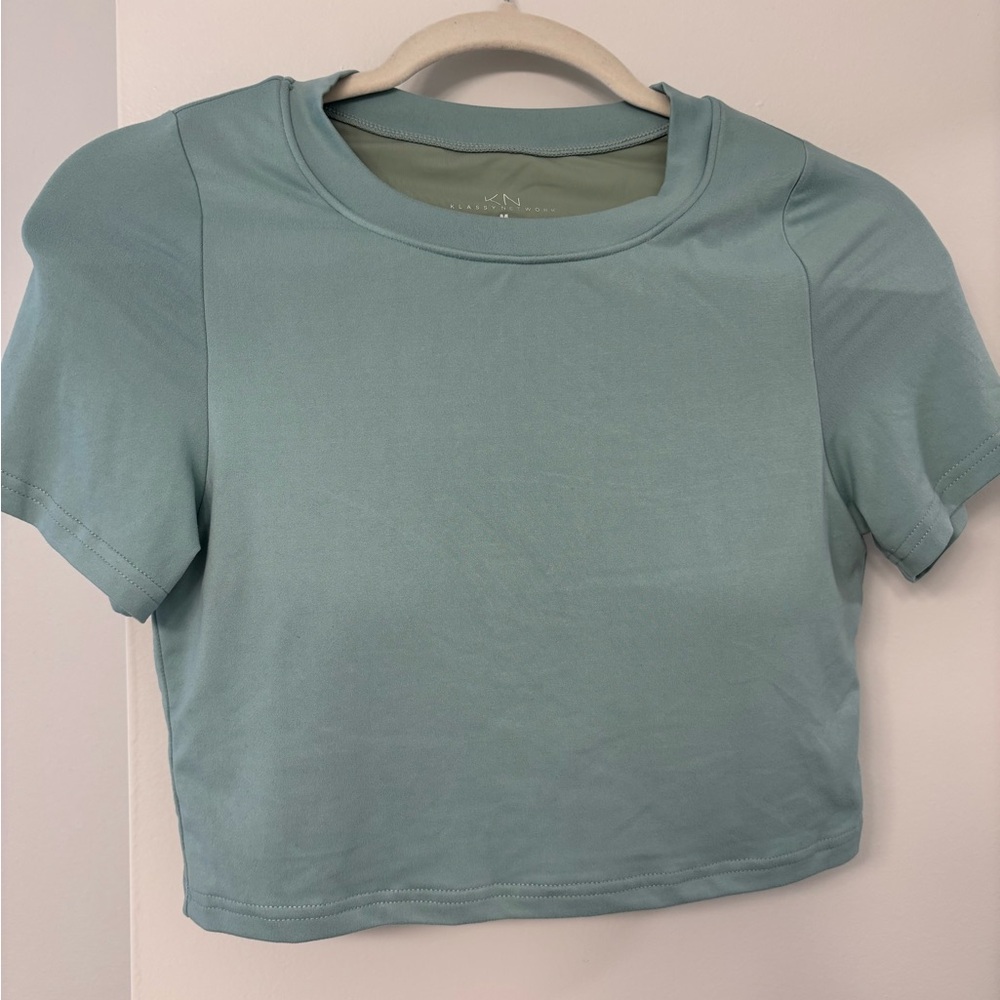 Women's Green Crop Top